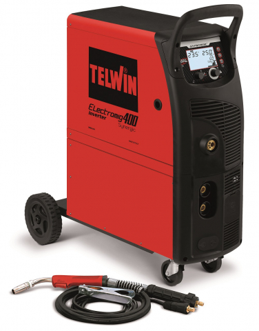 Aparate de sudura - Aparat de sudura TELWIN tip MIG-MAG/TIG/MMA ELECTROMIG 400 SYNERGIC