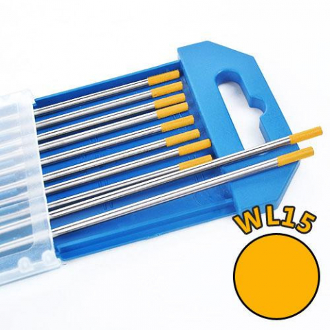Electrozi Wolfram sudura WIG-TIG - Electrozi wolfram Intensiv WL15 (auriu) ø 1.6 mm - SET 10 buc