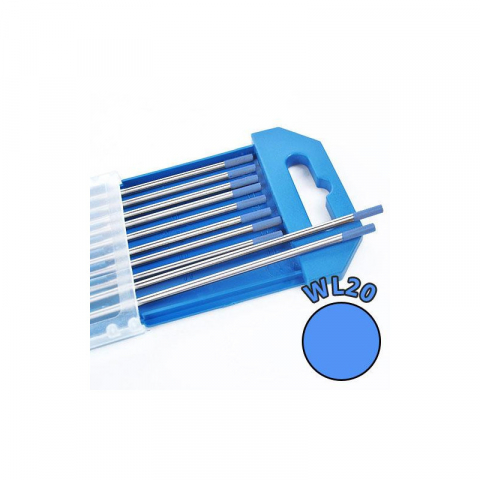 Electrozi Wolfram sudura WIG-TIG - Electrozi wolfram WL20 (albastru) ø 1.6 mm - SET 10 buc