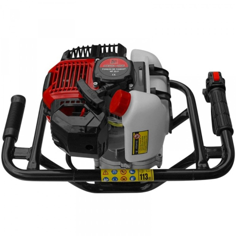 Motoburghiu cu motor in 2 timpi MEDIA LINE MF52-3, 2.1 CP, 3 burghie [2]