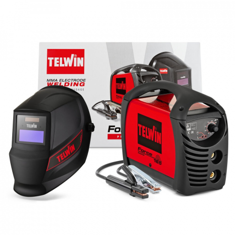 Aparate de sudura MMA - Invertor sudura TELWIN FORCE 165 + MASCA CRISTALE LICHIDE