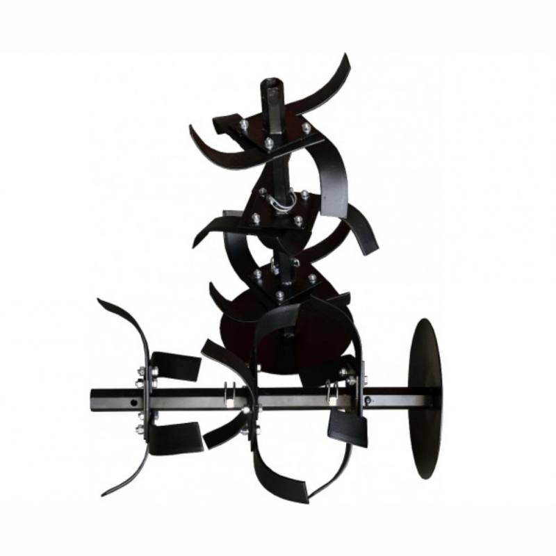 Accesorii motocultoare - Freza completa Bisonte cu discuri laterale ax Ø 32mm