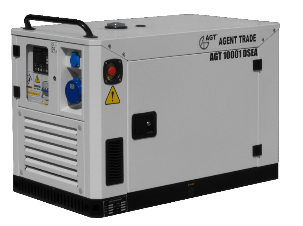 Generatoare insonorizate - Generator curent stationar AGT 10001 DSEA, 230V, putere maxima 9,6 kVA + ATS22S