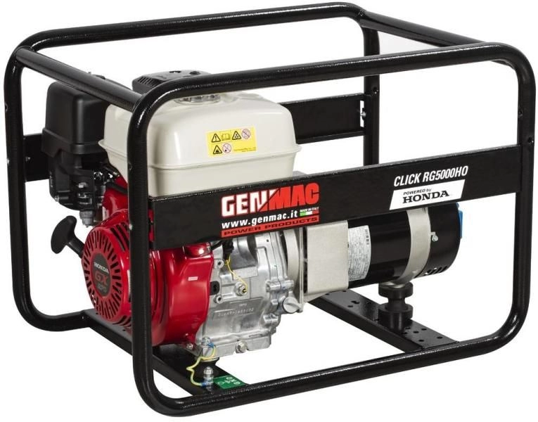 Generatoare uz general - Generator de curent GENMAC Click RG5000HO putere maxima 4,6 kW 230V motor Honda GX270