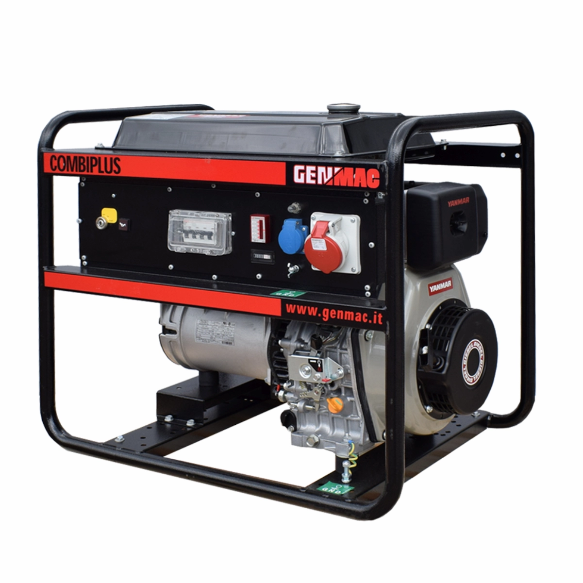 Generatoare curent - Generator de curent GENMAC CombiPlus G6500YEO  putere maxima 6,6 kVA/400V motor Yanmar L100