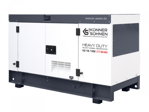 Generator de curent monofazat cu motor diesel Konner & Sohnen KS 18-1XM, 17.6 kva [1]