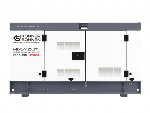 Generatoare stationare - Generator de curent monofazat cu motor diesel Konner & Sohnen KS 18-1XM, 17.6 kva