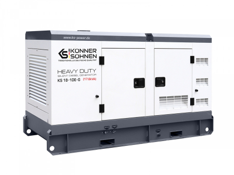 Generator de curent monofazat cu motor diesel Konner & Sohnen KS 18-1DE-G, 17.6 kva [1]