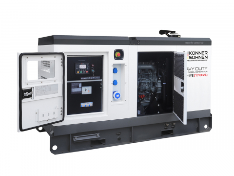 Generator de curent monofazat cu motor diesel Konner & Sohnen KS 18-1YE, 17.6 kva [6]