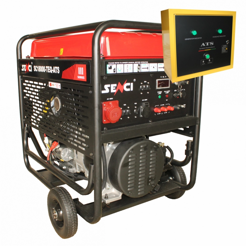 Generatoare uz general - Generator de curent SENCI SC18000TE EVO-ATS putere maxima 17 kW/400V 5 kW/230V ATS inclus