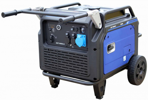 Generator de curent tip inverter monofazat AGT8000IE, 7.5 kW, benzina, pornire electrica [1]