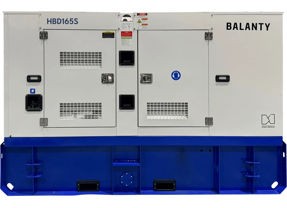 Generatoare curent - Generator de curent trifazat cu motor diesel Balanty by Hyundai HBD165S, 132 kW