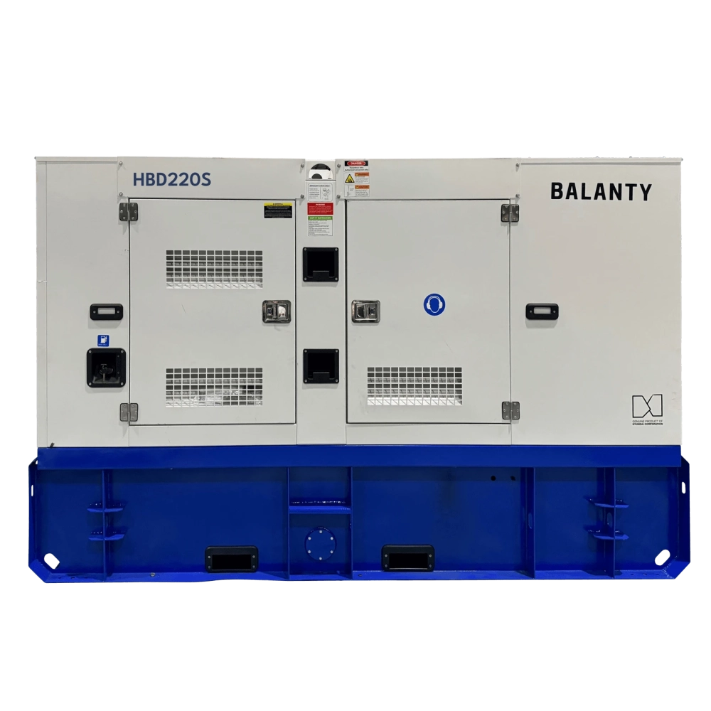 Generatoare stationare - Generator de curent trifazat cu motor diesel Balanty by Hyundai HBD220S, 176 kW