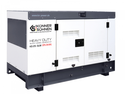 Generator de curent trifazat cu motor diesel Konner & Sohnen KS 25-3LM, 25.3 kva [1]