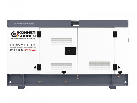 Generatoare stationare - Generator de curent trifazat cu motor diesel Konner & Sohnen KS 25-3LM, 25.3 kva