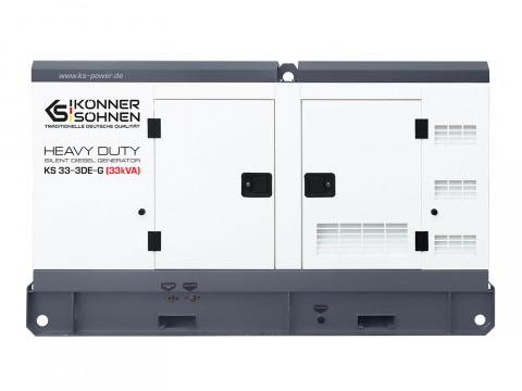 Generatoare stationare - Generator de curent trifazat cu motor diesel Konner & Sohnen KS 33-3DE-G, 33 kva