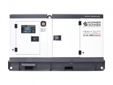 Generatoare stationare - Generator de curent trifazat cu motor diesel Konner & Sohnen KS 35-3BES, 35 kva