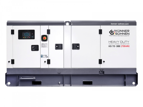 Generatoare stationare - Generator de curent trifazat cu motor diesel Konner & Sohnen KS 72-3BE, 72 kva