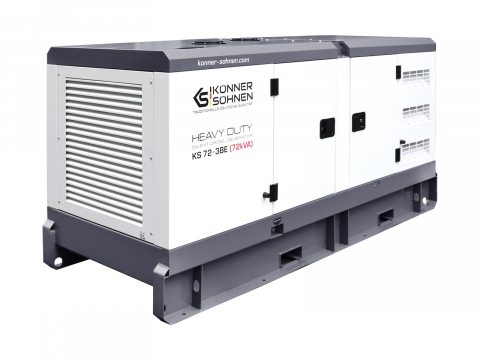 Generator de curent trifazat cu motor diesel Konner & Sohnen KS 72-3BE, 72 kva [1]