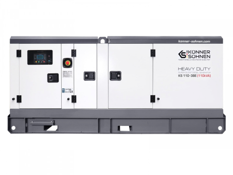 Generatoare stationare - Generator de curent trifazat cu motor diesel Konner & Sohnen KS 110-3BE, 110 kva