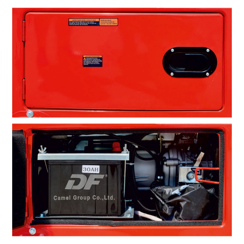 Generator diesel ENERGO GN5000dE, 230 V, putere maximă 5 kW [6]