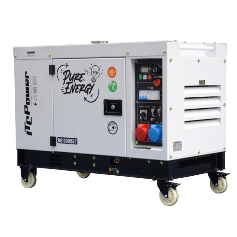 Generatoare curent - Generator diesel Full Power ITC Power DG10000SE-T, 10,6 kVA, 230/400 V, insonorizat