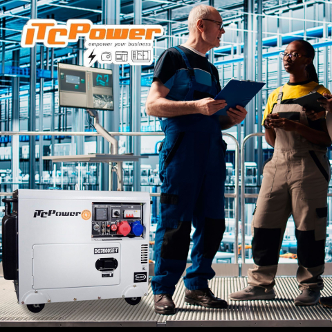 Generator diesel Full Power ITC Power DG7800SE-T, 6 kW / 7,9 kVA, 230/400 V, insonorizat [3]