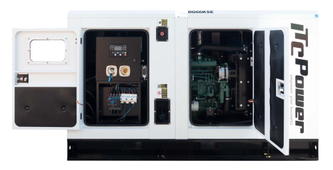 Generator Diesel Industrial Insonorizat ITC Power DG66KSE 66 kVA Trifazat [2]