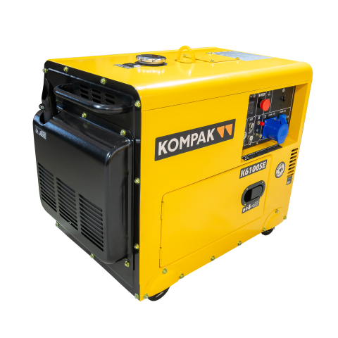 Generator diesel insonorizat KOMPAK K6100SE 230V 5.3 kW [9]