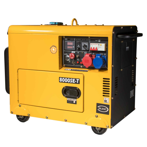 Generatoare curent - Generator diesel trifazat 8000SE-T FULL POWER – echivalent Hyundai DHY8600SE-T