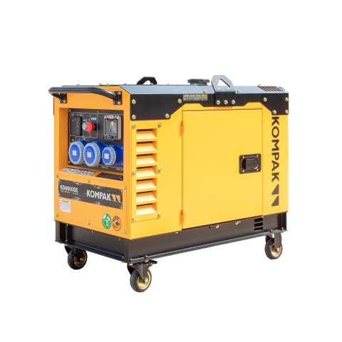 Generatoare cu automatizare ATS - Generator diesel insonorizat KOMPAK KD8600SE 230 V, 6,3 kW