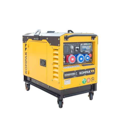 Generatoare cu automatizare ATS - Generator diesel KOMPAK KD8600SE-T Full Power 7,9 kVA