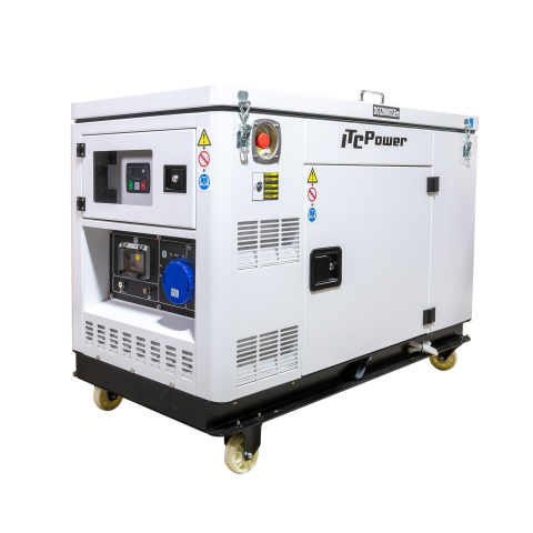 Generatoare curent - Generator diesel monofazat ITC Power DG12000XSEM, 10 kW, răcire cu apă