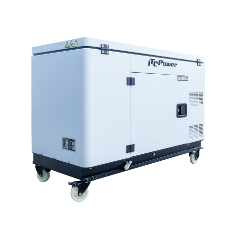 Generator diesel monofazat ITC Power DG12000XSEM, 10 kW, răcire cu apă [1]