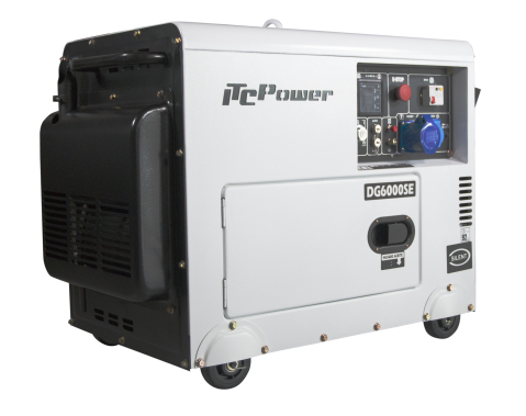Generator diesel monofazat ITC Power DG6000SE, 5,3 kW, insonorizat, AVR [1]