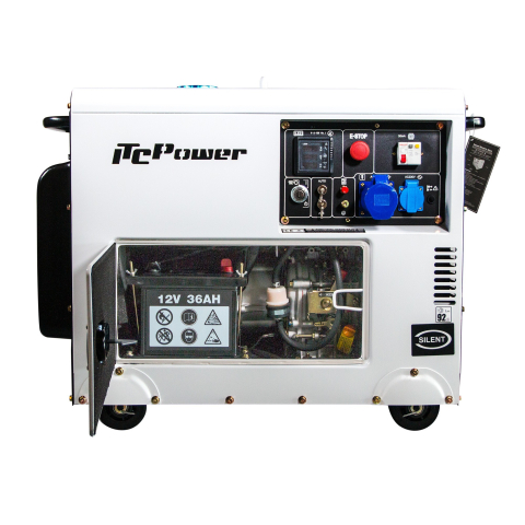Generator diesel monofazat ITC Power DG6000SE, 5,3 kW, insonorizat, AVR [2]