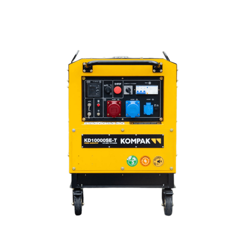 Generator diesel trifazat KOMPAK KD10000SE-T 400-230V 10.6kVA AVR ATS insonorizat [3]