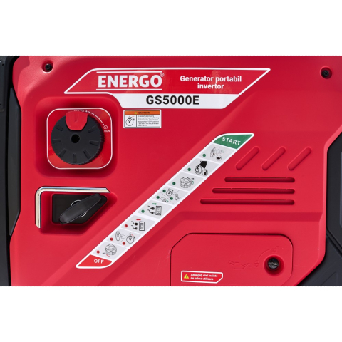 Generator inverter ENERGO GS5000E, 230 V, putere maximă 5,5 kW [4]