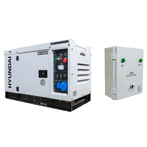 Generator monofazat diesel HYUNDAI DHY10000SE + AC-ATS-W-80A-1 [0]