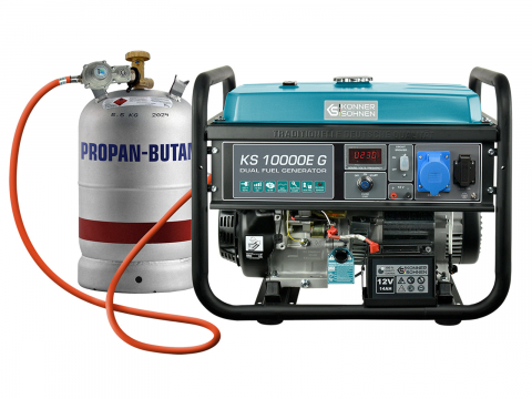 Generatoare uz general - Generator monofazat pe gaz/benzina Konner & Sohnen KS 10000E G