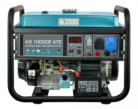 Generatoare uz general - Generator monofazat pe benzina Konner & Sohnen KS 10000E ATS