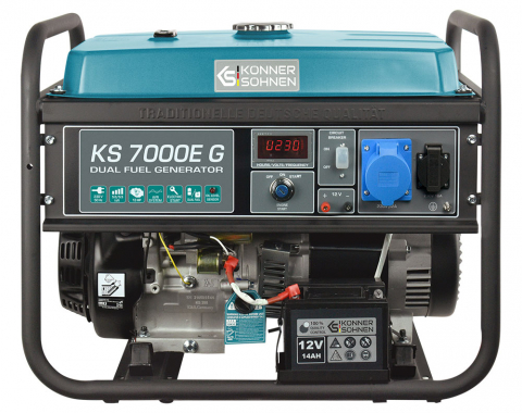 Generator monofazat pe gaz/benzina Konner & Sohnen KS 7000E G [1]