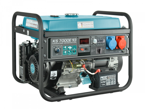Generator monofazat/trifazat pe benzina Konner & Sohnen KS 7000E 1/3 [1]