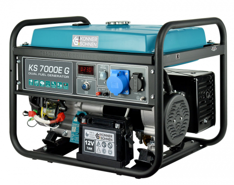 Generator monofazat pe gaz/benzina Konner & Sohnen KS 7000E G [2]