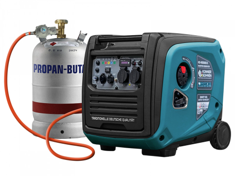 Generatoare digitale - Generator pe gaz/benzina de tip invertor Konner & Sohnen KS 4000iEG S