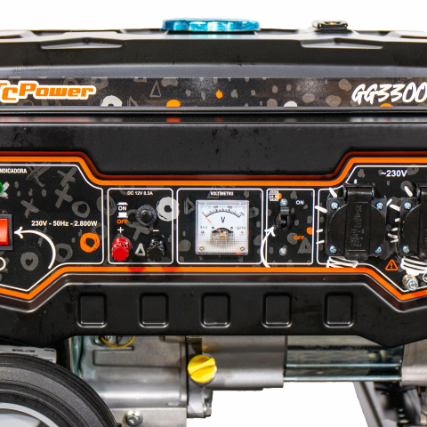 Generator pe benzină ITC Power GG3300F, 3 kW, monofazat, AVR [4]