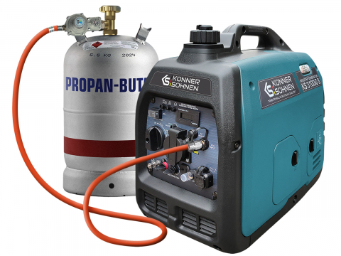 Generatoare digitale - Generator pe gaz/benzina de tip invertor Konner & Sohnen KS 3100iG S