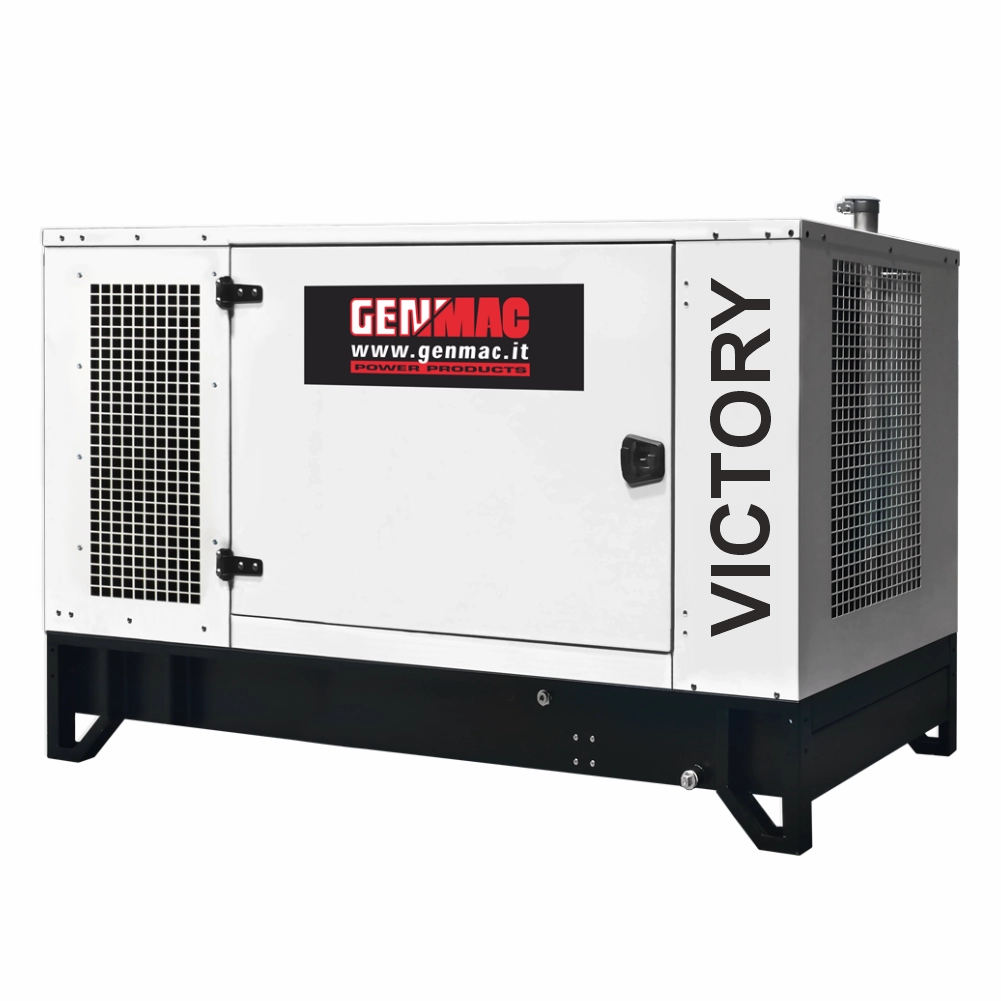 Generatoare stationare - Generator silent GENMAC G50BS, QTVA-4520 max. 55 kVA-400V, WH