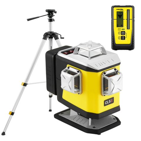 Echipamente de masurat - Laser în cruce profesional rosu, Nivel System CL5R + SJJM1EX receptor RD800 Digital