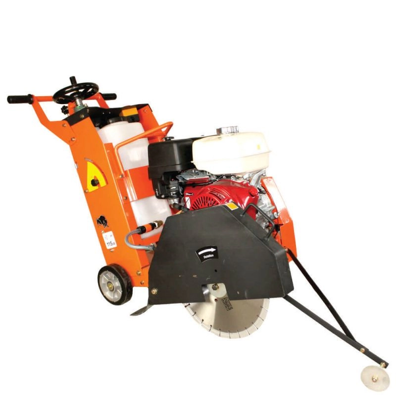 Taietoare de beton/asfalt - Masina de taiat asfalt/beton BISONTE MTA501H motor Honda GX390 13 cp disc Ø 500 mm optional